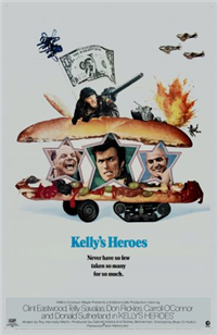 KELLY'S HEROES   Re-Release American One Sheet   (MGM, 1972)