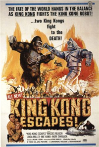 KING KONG ESCAPES   Original American One Sheet   (Universal, 1968)