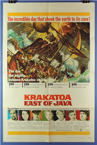 KRAKATOA, EAST OF JAVA   Original American One Sheet   (Cinerama, 1969)