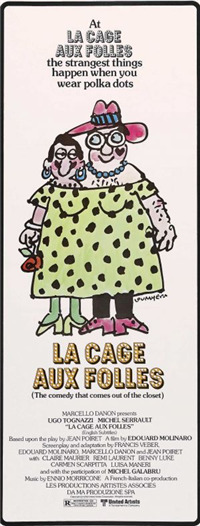 LA CAGE AUX FOLLES   Original American One Sheet   (United Artists, 1979)