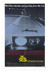 THE LADY IN THE CAR WITH GLASSES AND A GUN   Original American One Sheet   (Columbia, 1970)