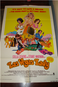 LAS VEGAS LADY   Original American One Sheet   (Crown International, 1975)