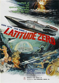 LATITUDE ZERO   Original American One Sheet   (National General, 1970)