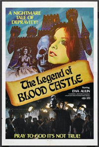 THE LEGEND OF BLOOD CASTLE   Original American One Sheet   (Film Ventures, 1972)