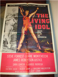 THE LIVING IDOL   Original American One Sheet   (MGM, 1957)