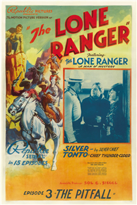 THE LONE RANGER   Original American One Sheet   (Republic, 1938)
