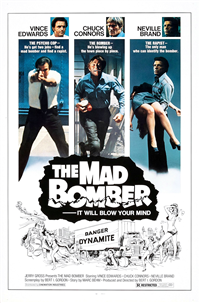 THE MAD BOMBER   Original American One Sheet   (Cinemation, 1973)