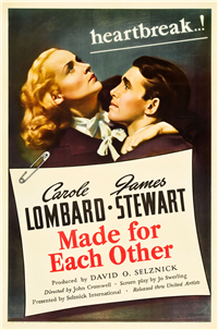 MADE FOR EACH OTHER   Original American One Sheet   (United Artists, 1939)