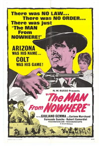 THE MAN FROM NOWHERE   Original American One Sheet   (G.G.P., 1968)