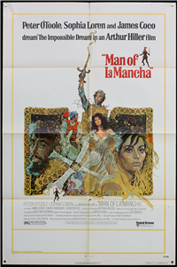 MAN OF LA MANCHA   Original American One Sheet   (United Artists, 1972)