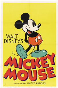 MICKEY MOUSE STOCK   Original American One Sheet   (Columbia, 1931)