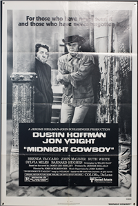 MIDNIGHT COWBOY   Re-Release American One Sheet   (United Artists, 1980)