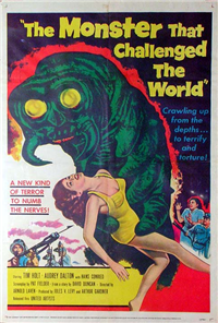 THE MONSTER THAT CHALLENGED THE WORLD   Original American One Sheet   (United Artists, 1957)
