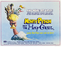 MONTY PYTHON AND THE HOLY GRAIL   Original British Quad   (Cinema 5, 1974)