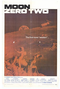 MOON ZERO TWO   Original American One Sheet   (Warner Brothers, 1970)