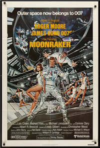 MOONRAKER   Original American One Sheet   (United Artists, 1979)