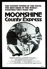MOONSHINE COUNTY EXPRESS   Original American One Sheet   (New World, 1977)