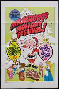 MR. MAGOO'S HOLIDAY FESTIVAL   Original American One Sheet   (UPA, 1970)