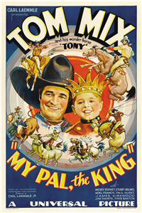 MY PAL THE KING   Original American One Sheet   (Universal, 1932)