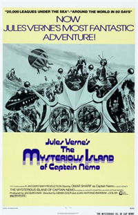 MYSTERIOUS ISLAND OF CAPTAIN NEMO   Original American One Sheet   (Cinerama, 1974)