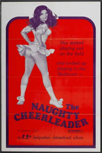THE NAUGHTY CHEERLEADER   Original American One Sheet   (Independent International Pictures, 1970)