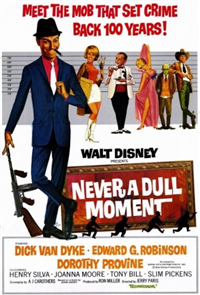 NEVER A DULL MOMENT   Re-Release American One Sheet   (Disney, 1976)