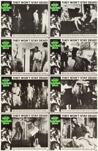 NIGHT OF THE LIVING DEAD   Original American Lobby Card Set   (Continental, 1968)