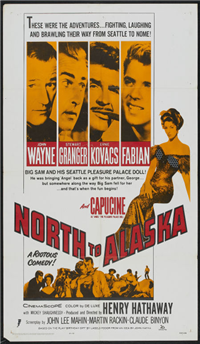 NORTH TO ALASKA   Re-Release American One Sheet   (20th Century Fox, 1964)