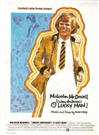 O LUCKY MAN!   Original American One Sheet   (Warner Brothers, 1973)