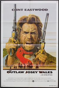 THE OUTLAW JOSEY WALES   Original American One Sheet Style B   (Warner Brothers, 1976)