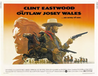 THE OUTLAW JOSEY WALES   Original American Half Sheet   (Warner Brothers, 1976)