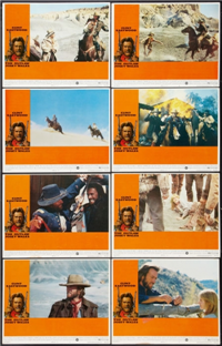 THE OUTLAW JOSEY WALES   Original American Lobby Card Set   (Warner Brothers, 1976)