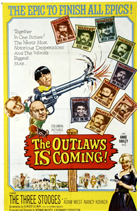 THE OUTLAWS IS COMING   Original American One Sheet   (Columbia, 1965)
