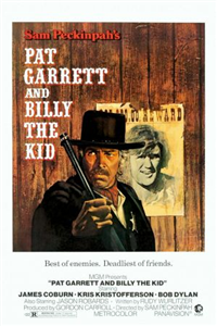 PAT GARRETT AND BILLY THE KID   Original American Half Sheet   (MGM, 1973)