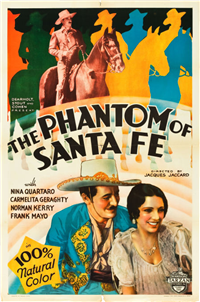 PHANTOM OF SANTA FE   Original American One Sheet   (Burroughs-Tarzan, 1936)
