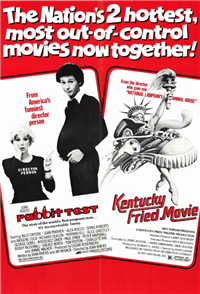 RABBIT TEST AND KENTUCKY FRIED MOVIE   Re-Release American One Sheet   (, 1978)