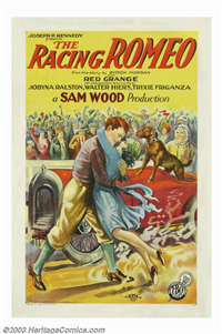 THE RACING ROMEO   Original American One Sheet   (FBO, 1927)