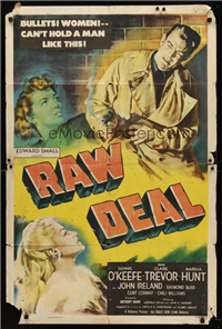 RAW DEAL   Original American One Sheet   (Eagle-Lion Films, 1948)