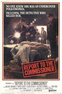 REPORT TO THE COMMISSIONER   Original American One Sheet   (United Artists, 1975)