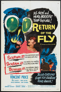 THE RETURN OF THE FLY   Original American One Sheet   (20th Century Fox, 1959)