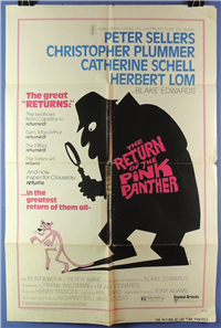 THE RETURN OF THE PINK PANTHER   Original American One Sheet   (United Artists, 1975)