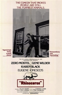 RHINOCEROS   Original American One Sheet   (Cinevision, 1974)