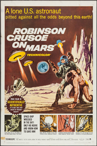 ROBINSON CRUSOE ON MARS   Original American One Sheet   (Paramount, 1964)