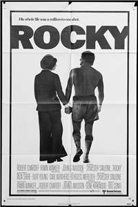 ROCKY   Original American One Sheet   (United Artists, 1977)