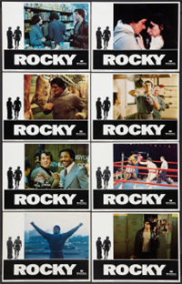 ROCKY   Original American Lobby Card Set   (United Artists, 1977)