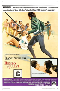 ROMEO AND JULIET   Original American One Sheet   (Paramount, 1969)
