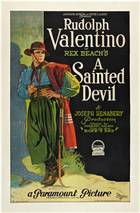 THE SAINTED DEVIL   Original American One Sheet   (Paramount, 1924)