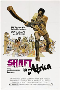 SHAFT IN AFRICA   Original American One Sheet   (MGM, 1973)