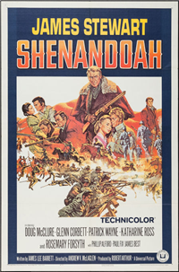 SHENANDOAH   Original American One Sheet   (Universal, 1965)