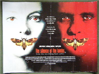 THE SILENCE OF THE LAMBS   Original British Quad   (Orion, 1990)